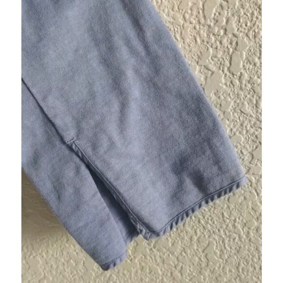 Eileen Fisher Vintage 100% Cotton Knit Pocketed Purple -Blue Jacket Women's M - Picture 10 of 13